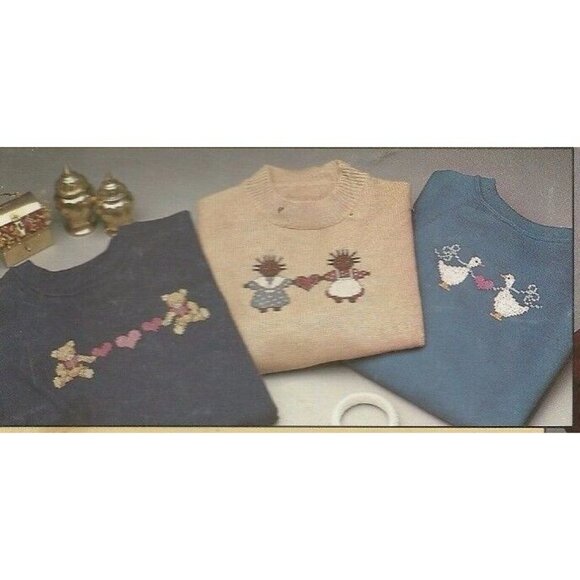 Leisure Arts More Sweaters for Cross Stitchers for Cross Stitch 1986 - Picture 5 of 10